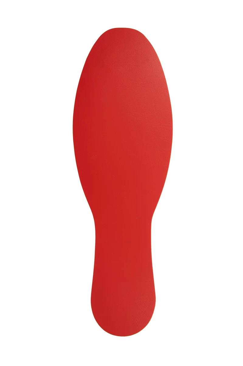 LongLife - Bodenmarkierung Fuß, selbstklebend 280 x 90mm, Rot, 50 St. / Pack.