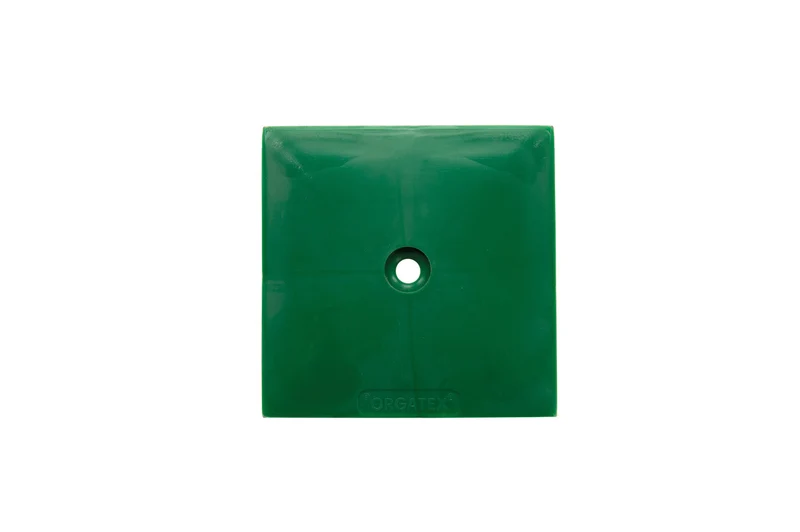 LongLife Modul - Bodenmarkierung Quadrat, selbstklebend, zum Verschrauben 75 x 75mm, Grün, 50 St. / Pack.