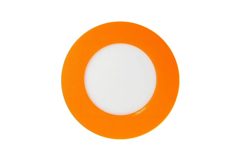 LongLife Klarsicht - Bodenmarkierung Bodenfenster - Kreis, selbstklebend 210mm (Ø), Orange, 10 St. / Pack.