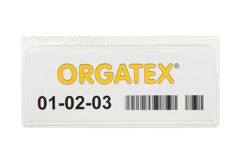 LabelPlus Etikettenträger, selbstklebend 35 x 107mm, Weiß, 50 St. / Pack.