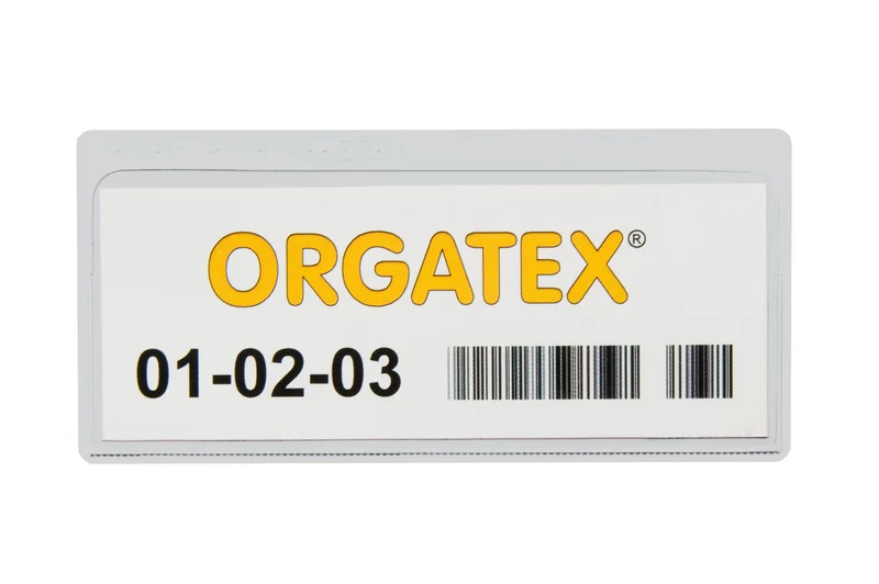 LabelPlus Etikettenträger, Magnetstreifen 80 x 160mm, Hellgrau, 1 Magnetstreifen, 50 St. / Pack.