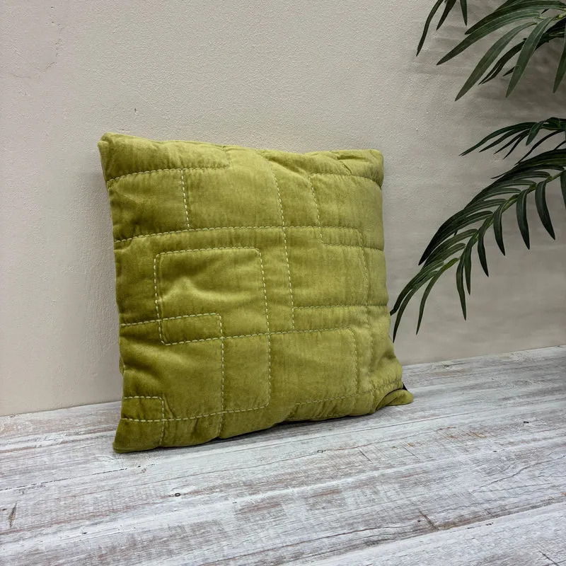 Unique Living Nika Kissen grün Stoff 45x45 Kissen Neuware