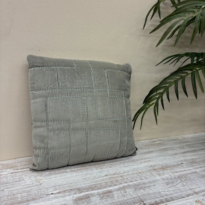 Unique Living Nika Kissen grau Stoff 45x45 Kissen Neuware