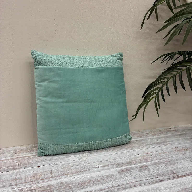 Unique Living Wess Kissen türkis Stoff 45x45 Kissen Neuware