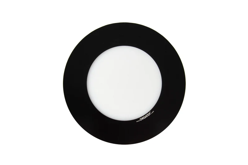 LongLife Klarsicht - Bodenmarkierung Bodenfenster - Kreis, selbstklebend 210mm (Ø), Schwarz, 10 St. / Pack.