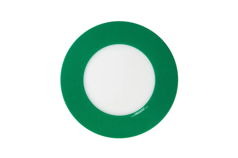 LongLife Klarsicht - Bodenmarkierung Bodenfenster - Kreis, selbstklebend 210mm (Ø), Grün, 10 St. / Pack.