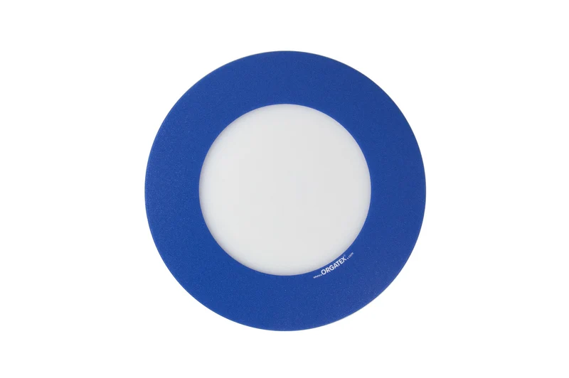 LongLife Klarsicht - Bodenmarkierung Bodenfenster - Kreis, selbstklebend 210mm (Ø), Dunkelblau, 10 St. / Pack.