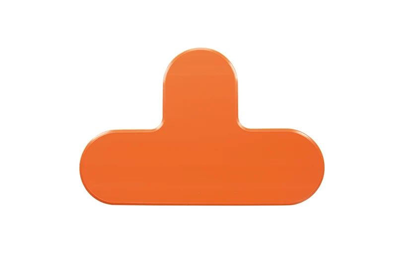 LongLife Rounded HD - Bodenmarkierung T-Stück, selbstklebend 90mm, Orange, 20 St. / Pack.