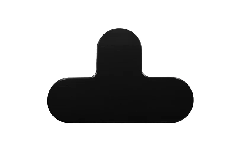 LongLife Rounded HD - Bodenmarkierung T-Stück, selbstklebend 90mm, Schwarz, 20 St. / Pack.