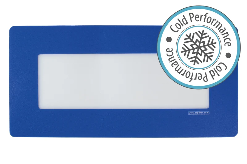 LongLife Klarsicht CP - Bodenmarkierung Bodenfenster, selbstklebend 1/2 DIN A4, Dunkelblau, 10 St. / Pack.