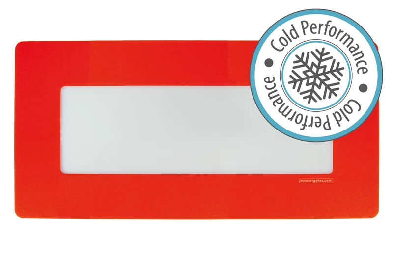 LongLife Klarsicht CP - Bodenmarkierung Bodenfenster, selbstklebend 1/2 DIN A4, Rot, 10 St. / Pack.