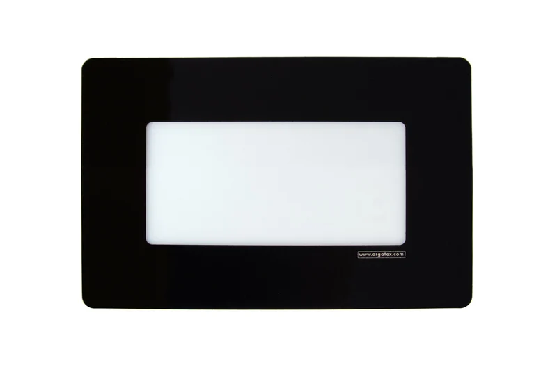 LongLife Klarsicht - Bodenmarkierung Bodenfenster, selbstklebend 1/3 DIN A4, Schwarz, 10 St. / Pack.