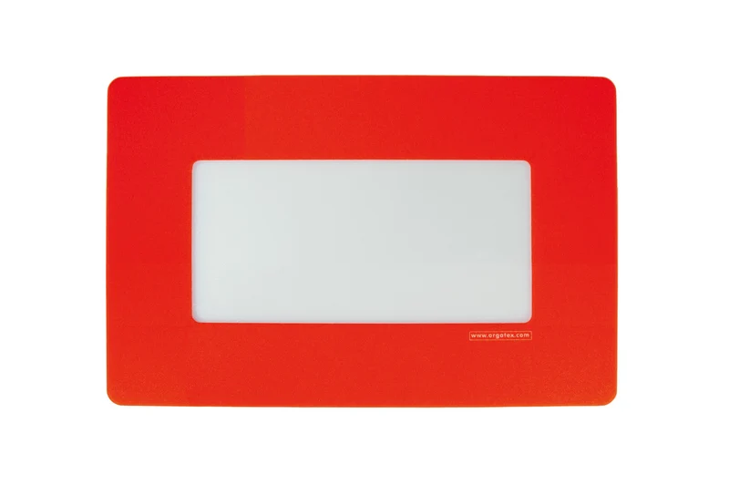 LongLife Klarsicht - Bodenmarkierung Bodenfenster, selbstklebend 1/3 DIN A4, Rot, 10 St. / Pack.