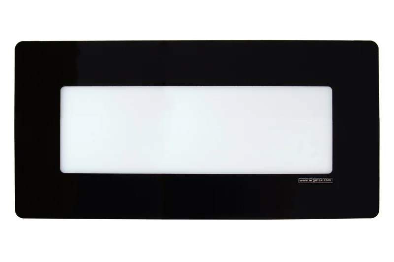 LongLife Klarsicht - Bodenmarkierung Bodenfenster, selbstklebend 1/2 DIN A4, Schwarz, 10 St. / Pack.