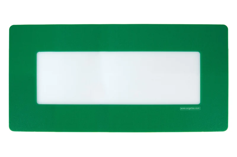 LongLife Klarsicht - Bodenmarkierung Bodenfenster, selbstklebend 1/2 DIN A4, Grün, 10 St. / Pack.