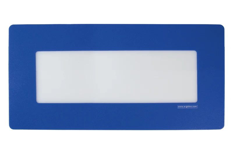 LongLife Klarsicht - Bodenmarkierung Bodenfenster, selbstklebend 1/2 DIN A4, Dunkelblau, 10 St. / Pack.