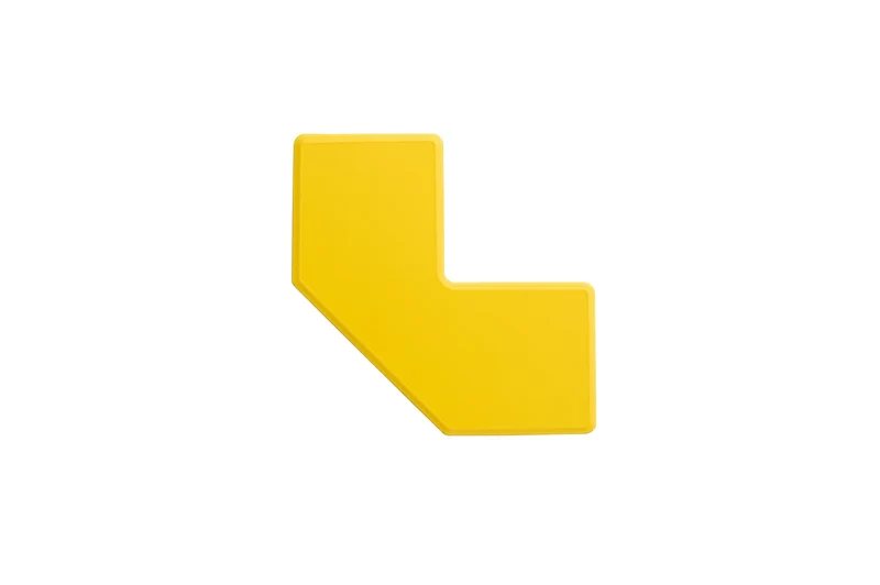 LongLife HD - Bodenmarkierung L-Winkel, selbstklebend 50mm, Gelb, 20 St. / Pack.