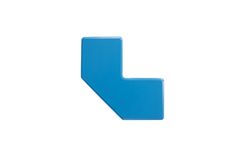 LongLife HD - Bodenmarkierung L-Winkel, selbstklebend 50mm, Hellblau, 20 St. / Pack.