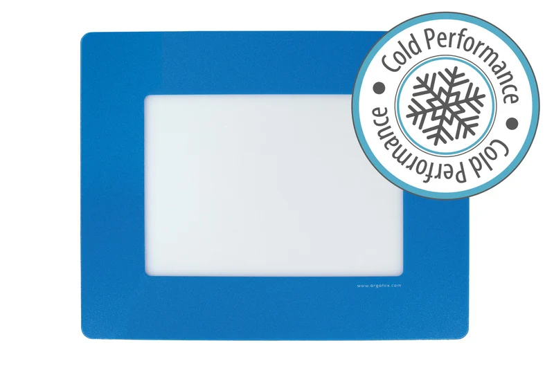LongLife Klarsicht CP - Bodenmarkierung Bodenfenster, selbstklebend DIN A5, Hellblau, 10 St. / Pack.