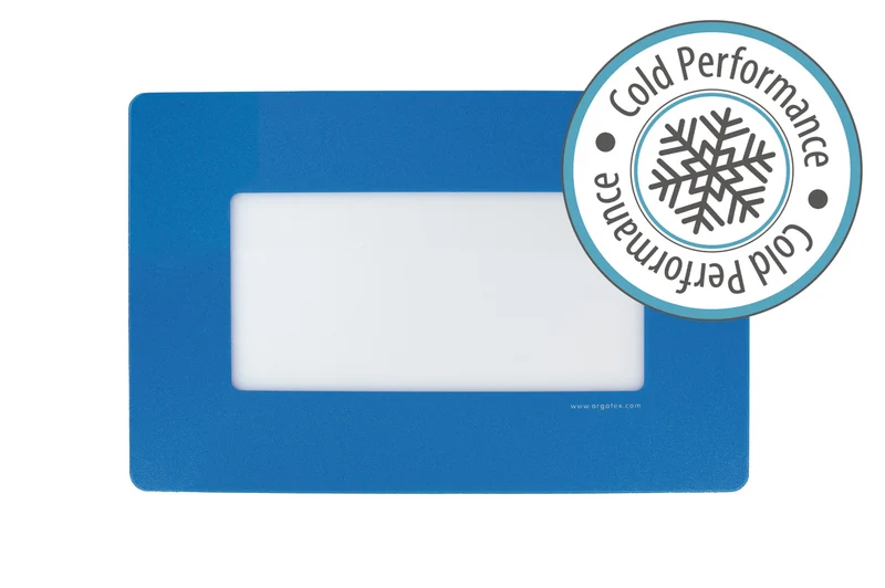 LongLife Klarsicht CP - Bodenmarkierung Bodenfenster, selbstklebend 1/3 DIN A4, Hellblau, 10 St. / Pack.