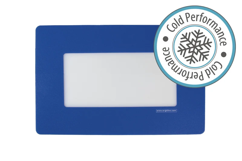 LongLife Klarsicht CP - Bodenmarkierung Bodenfenster, selbstklebend 1/3 DIN A4, Dunkelblau, 10 St. / Pack.