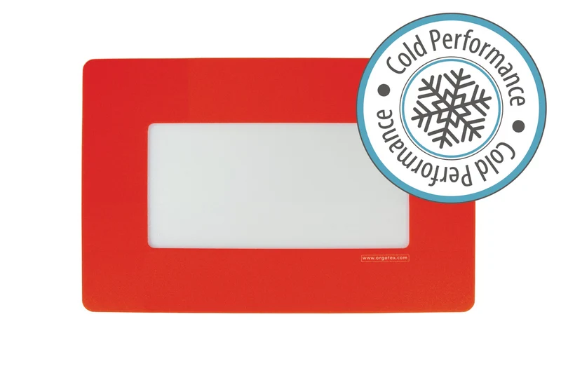LongLife Klarsicht CP - Bodenmarkierung Bodenfenster, selbstklebend 1/3 DIN A4, Rot, 10 St. / Pack.