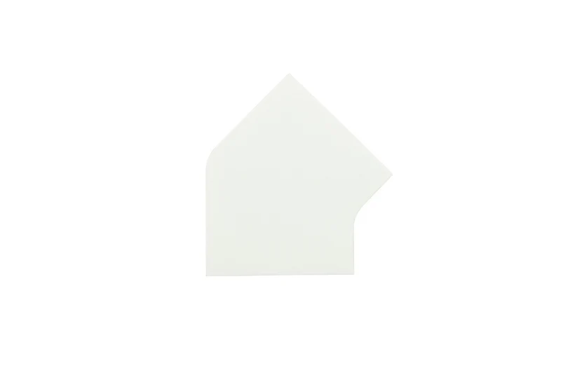 LongLife - Bodenmarkierung 45°-Winkel, selbstklebend 75mm, Weiß, 50 St. / Pack.