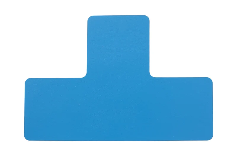 LongLife - Bodenmarkierung T-Stück, selbstklebend 50mm, Hellblau, 50 St. / Pack.