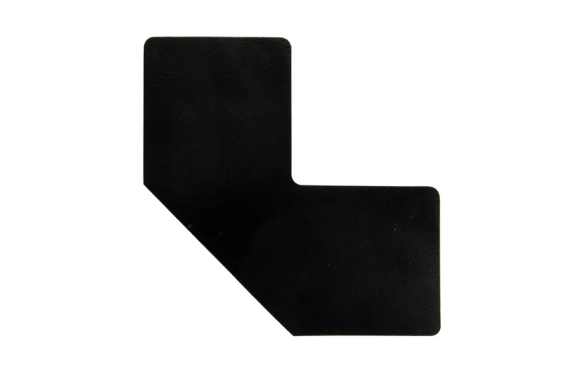 LongLife - Bodenmarkierung L-Winkel, selbstklebend 50mm, Schwarz, 50 St. / Pack.