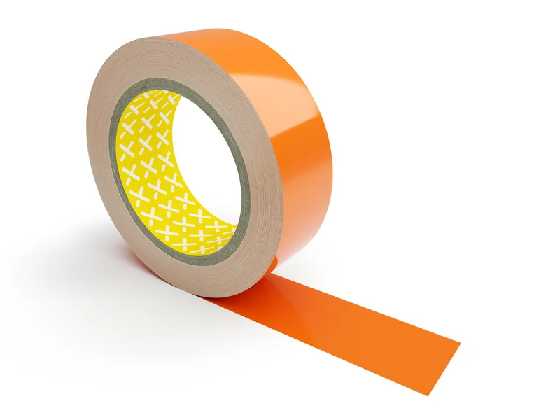 Vector Bodenmarkierung Bandware, selbstklebend, 75mm, Orange