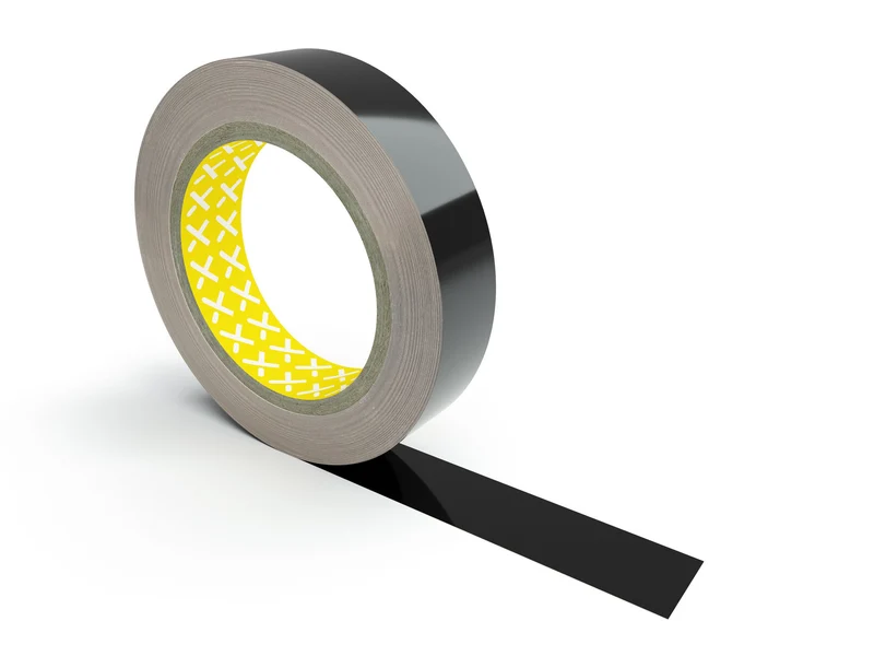Vector Bodenmarkierung Bandware, selbstklebend, 50mm, Schwarz