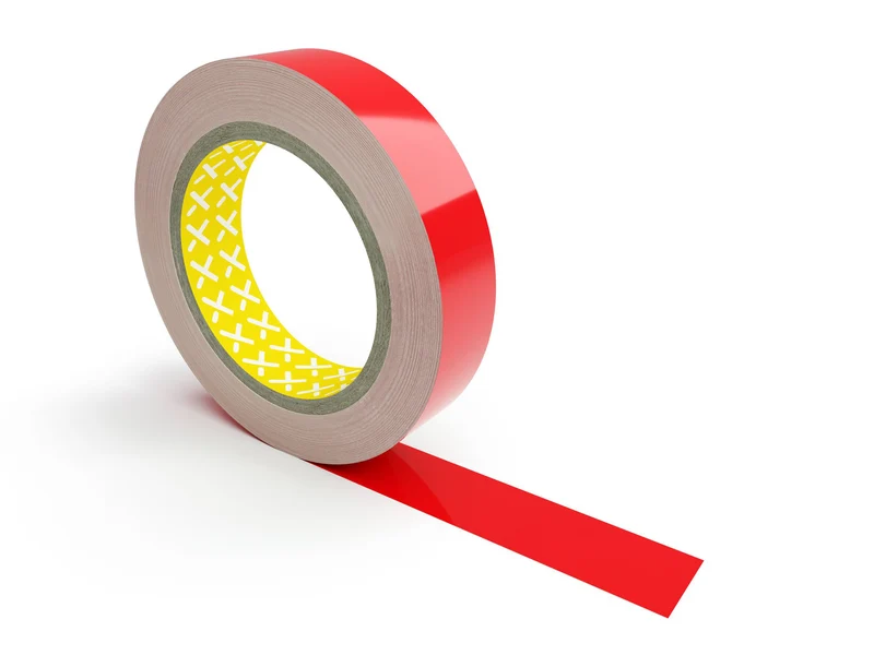 Vector Bodenmarkierung Bandware, selbstklebend, 50mm, Rot