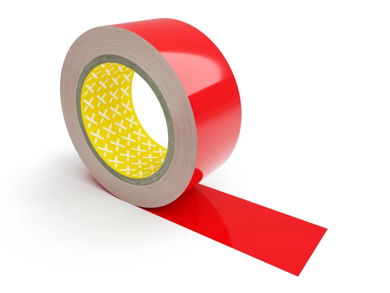 Vector Bodenmarkierung Bandware, selbstklebend, 100mm, Rot