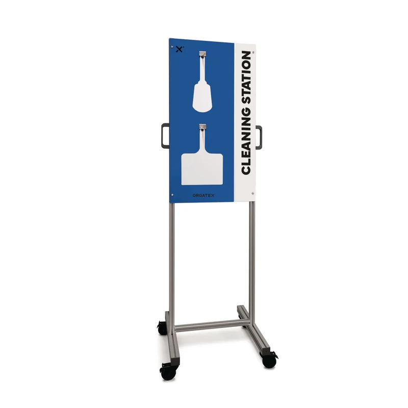 Reinigungsstation Mobil S, Blau, 50cm x 100cm