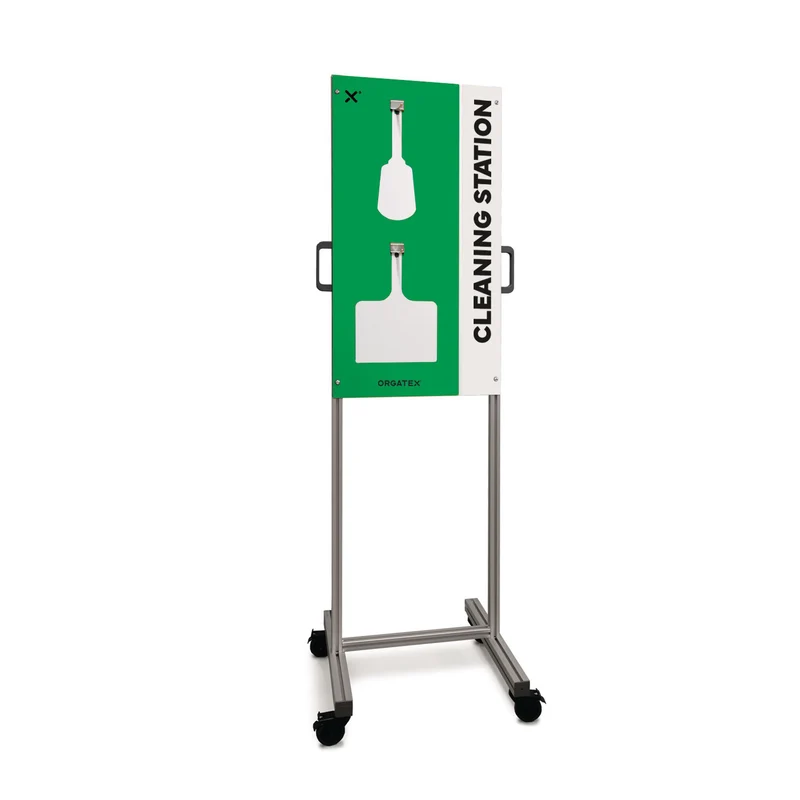 Reinigungsstation Mobil S, Grün, 50cm x 100cm