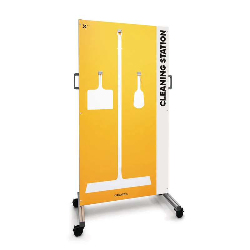 Reinigungsstation Mobil M, Gelb, 90cm x 180cm