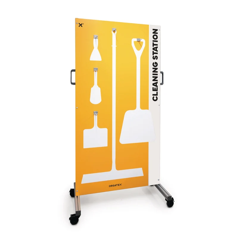 Reinigungsstation Mobil L, Gelb, 90cm x 180cm