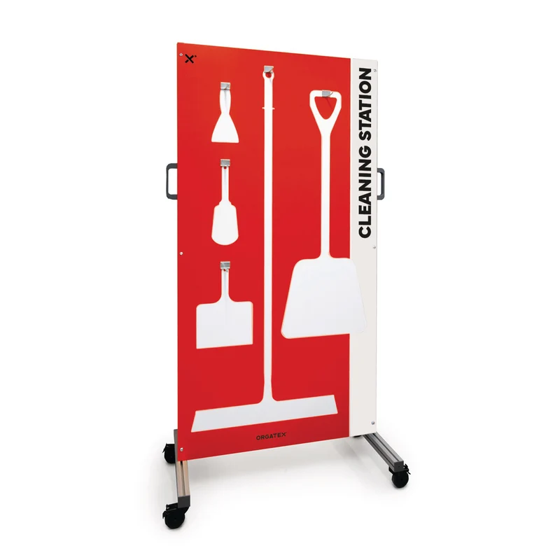 Reinigungsstation Mobil L, Rot, 90cm x 180cm