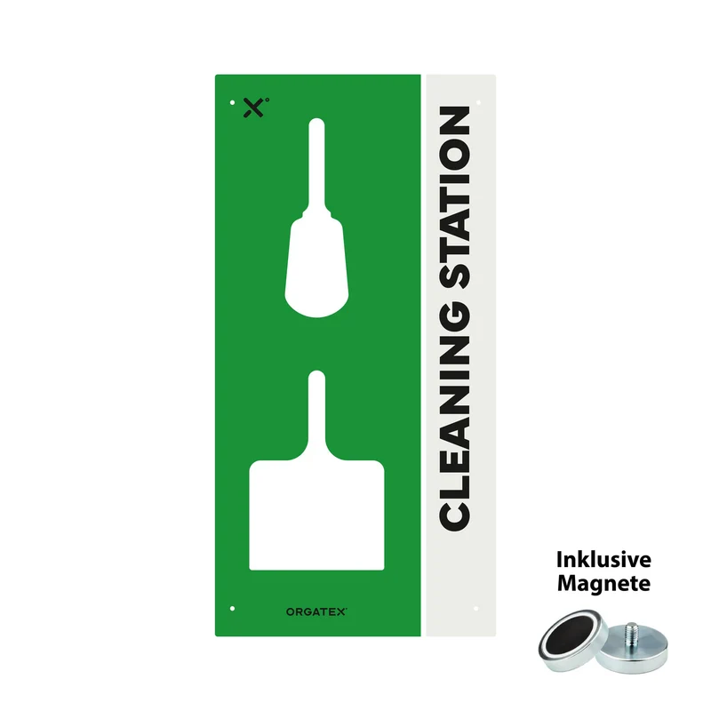 Reinigungsstation Magnetisch S, Grün, 50cm x 100cm