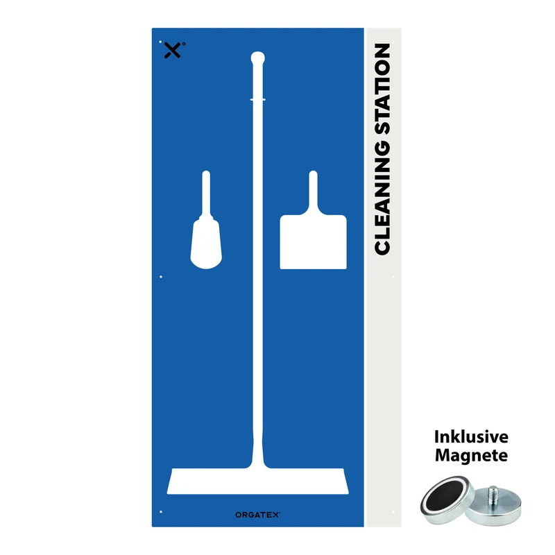 Reinigungsstation Magnetisch M, Blau, 90cm x 180cm