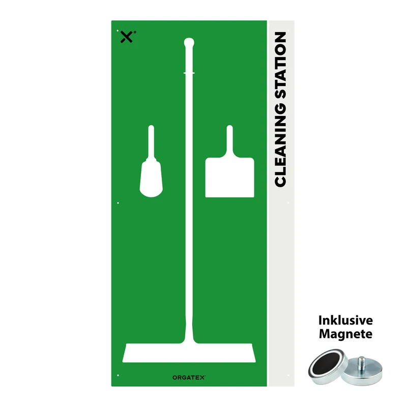 Reinigungsstation Magnetisch M, Grün, 90cm x 180cm