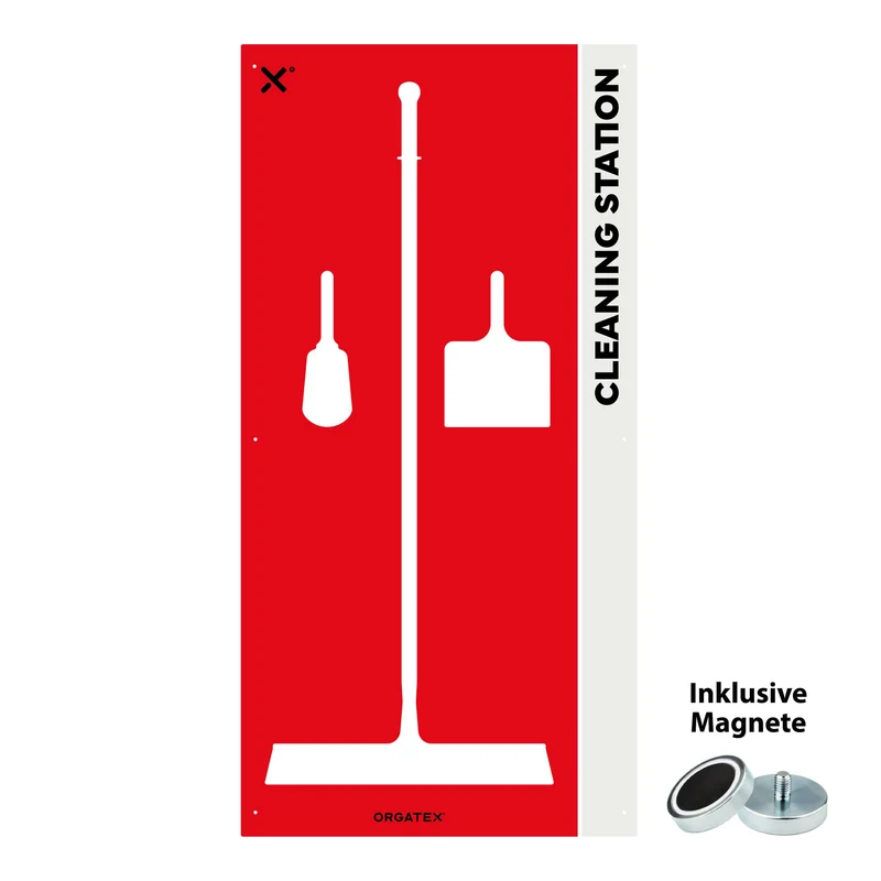 Reinigungsstation Magnetisch M, Rot, 90cm x 180cm