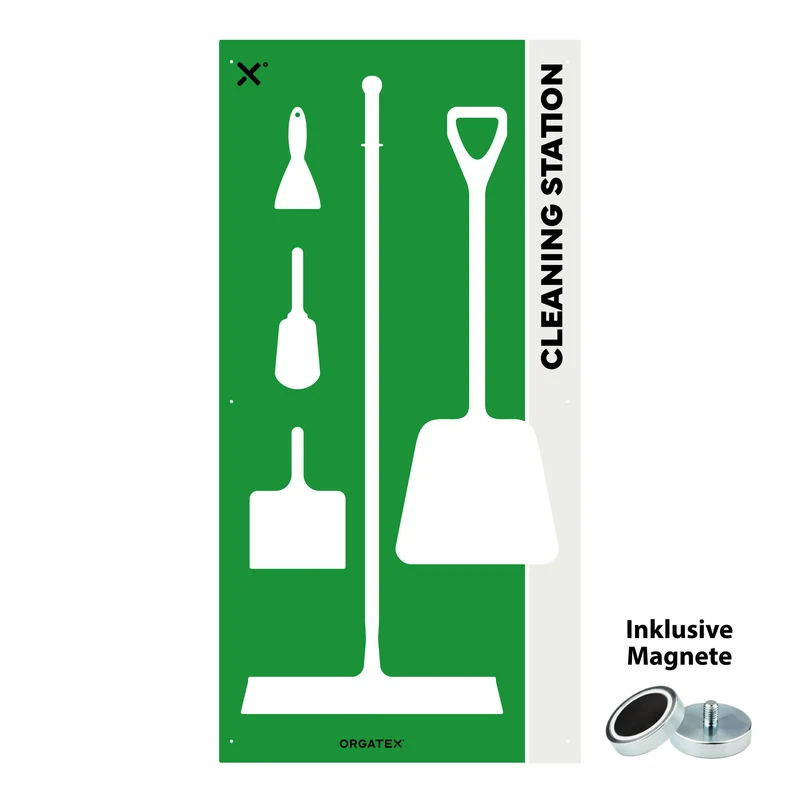 Reinigungsstation Magnetisch L, Grün, 90cm x 180cm