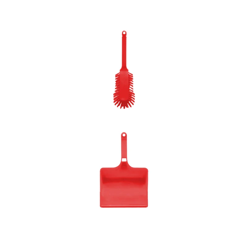 Reinigungsgarnitur, Rot, Set