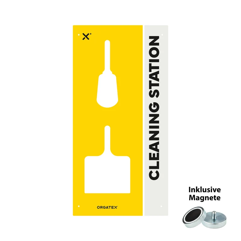 Reinigungsstation Magnetisch S, Gelb, 50cm x 100cm