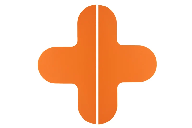 LongLife Rounded - Bodenmarkierung 90mm, Orange, 50 St. / Pack.