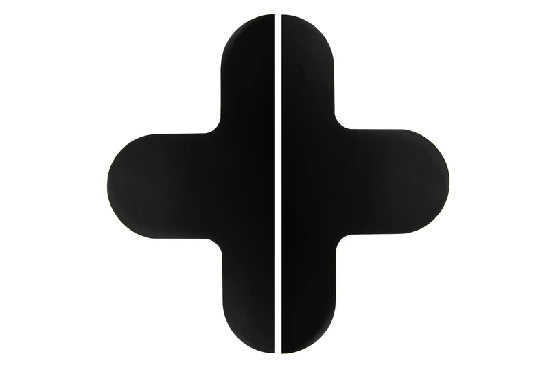 LongLife Rounded - Bodenmarkierung 90mm, Schwarz, 50 St. / Pack.