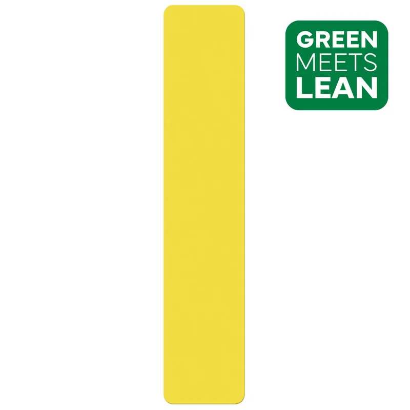 LongLife Eco - Bodenmarkierung Längsmarkierung, selbstklebend, 50 St. / Pack., 50 x 250mm (B x L), Gelb