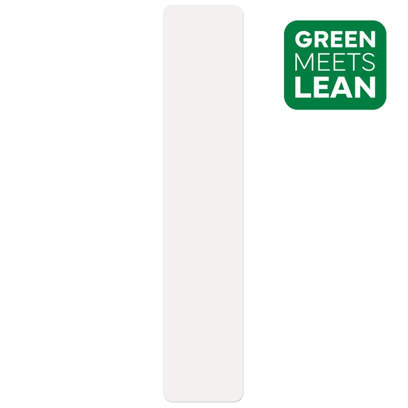 LongLife Eco - Bodenmarkierung Längsmarkierung, selbstklebend, 50 St. / Pack., 75 x 350mm (B x L), Weiß