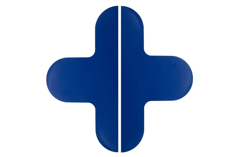 LongLife Rounded - Bodenmarkierung 90mm, Dunkelblau, 50 St. / Pack.